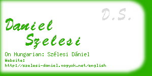 daniel szelesi business card