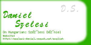 daniel szelesi business card